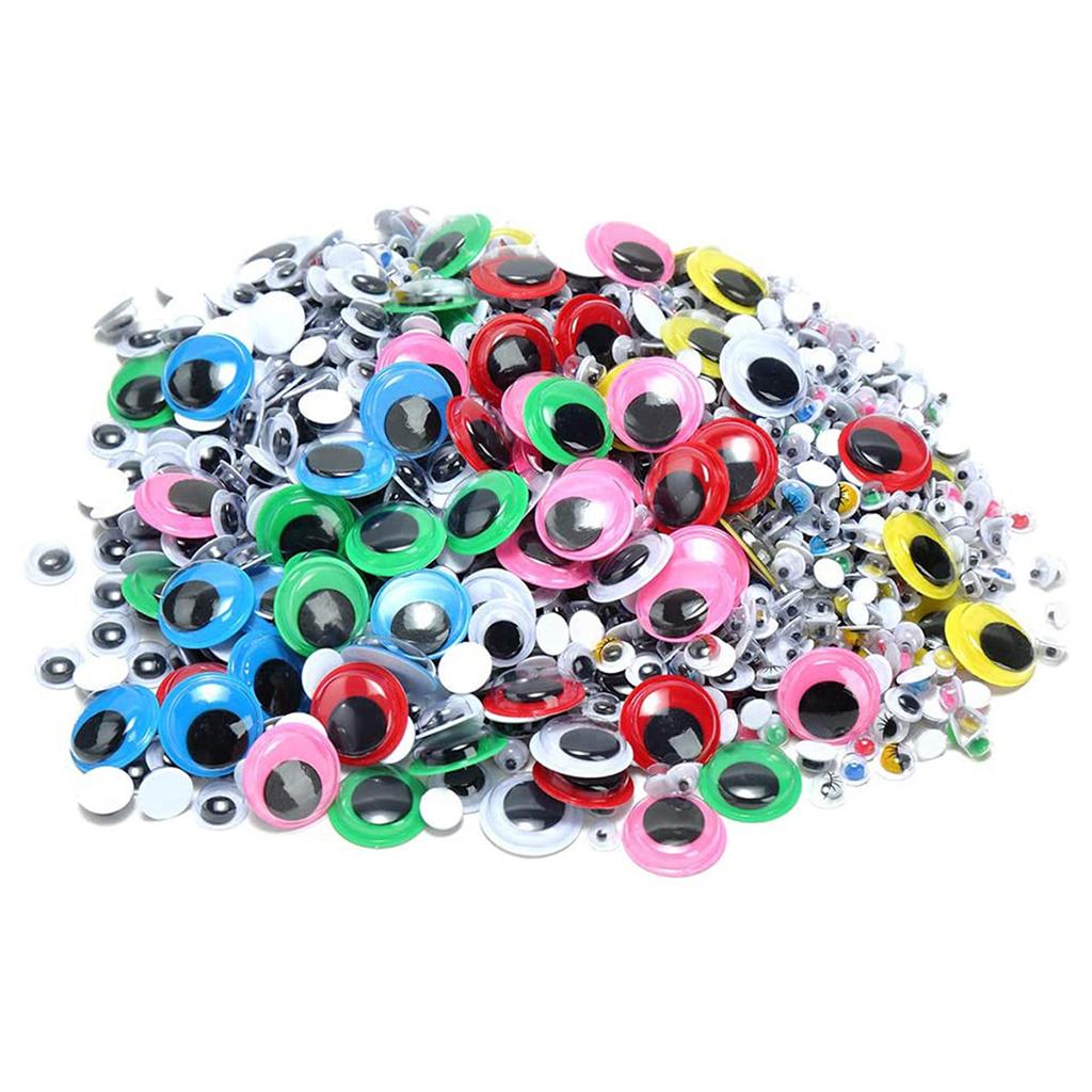 Kids Toys In Store - Plastic Dolls Eyes Wiggle Scrapbooking Pack