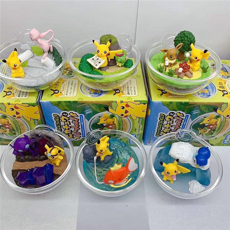Kids Toys Under 1 Year - Re-Ment Pokémon Pikachu Terrarium Figure Blind