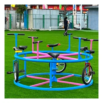 Kids Toys Manufacturers - Factory Manufacturing Kindergarten Multi-person Tricycle 8