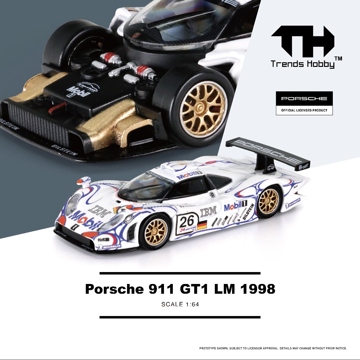 Kids' Toy - TH-Trends Hobby 1/64 095 911 GT1