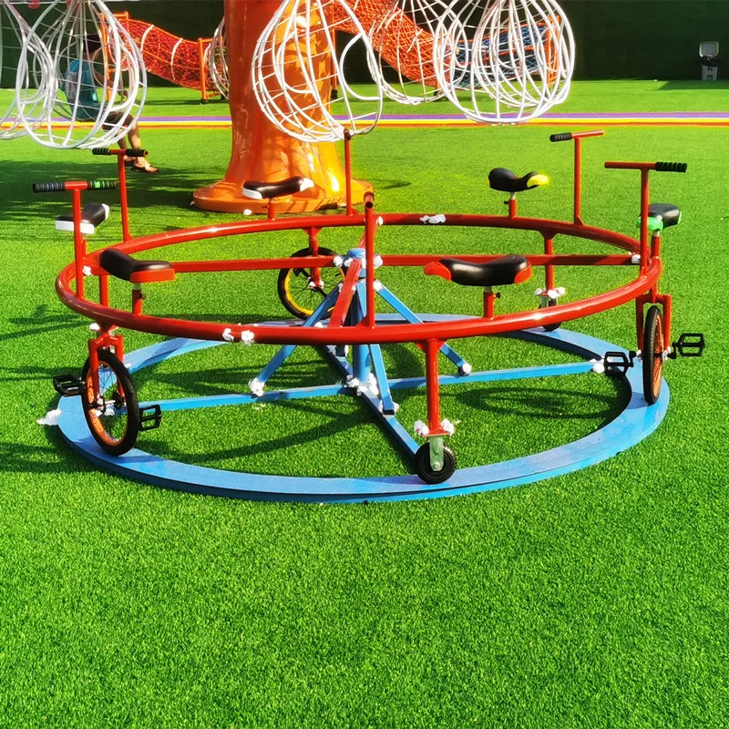 Kids Toys Manufacturers - Factory Manufacturing Kindergarten Multi-person Tricycle 8