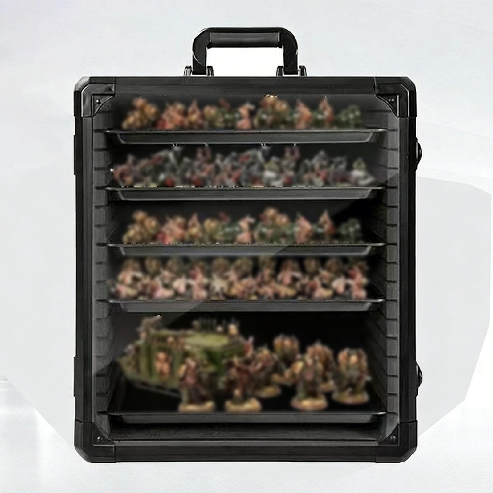 Kids Toys In Store - Miniature Figure Storage Case Portable Handle,