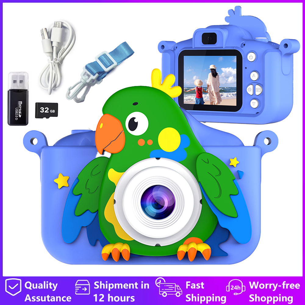 Children's Digital Camera 2 In - Kids Toys Cartoon Images ulasan dan harga