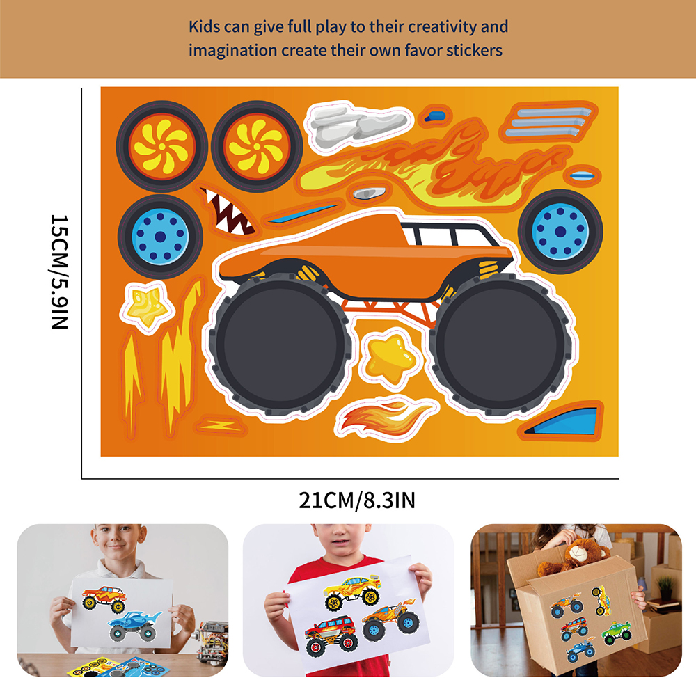 8/16Sheets DIY Engineering Mon - Kids Toys 10 Year Old ulasan dan harga