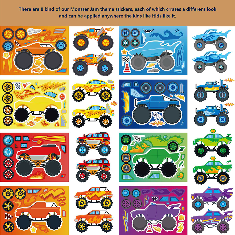8/16Sheets DIY Engineering Mon - Kids Toys 10 Year Old ulasan dan harga