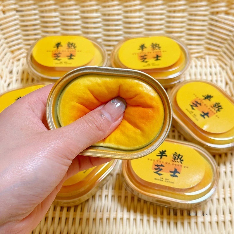 Squishy Simulated Cheese Bread - Kids' Toy ulasan dan harga