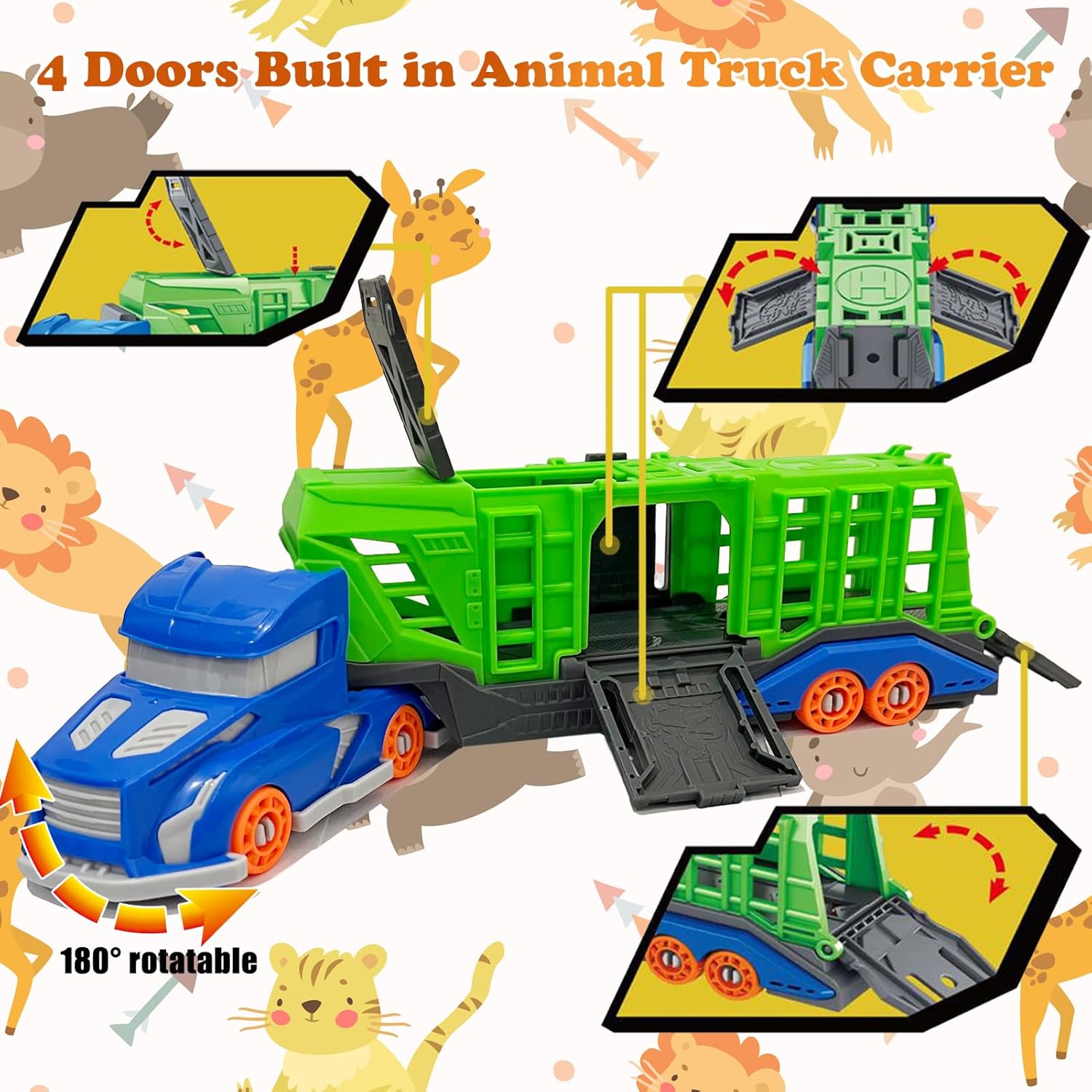 Dinosaur Animal Transport Vehi - Kids Toys Under 1 Year ulasan dan harga