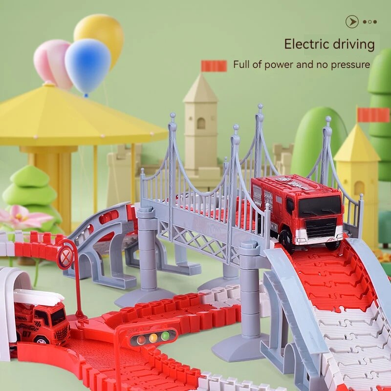 Fire Engine Track Assembling C - Kids Toys 10 Year Old ulasan dan harga