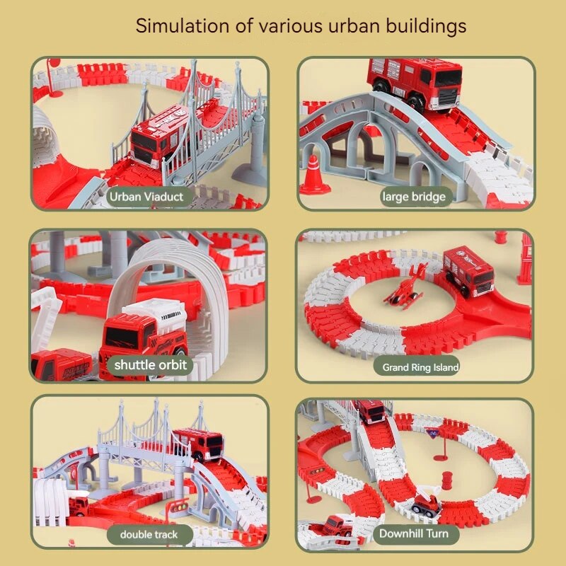 Fire Engine Track Assembling C - Kids Toys 10 Year Old ulasan dan harga