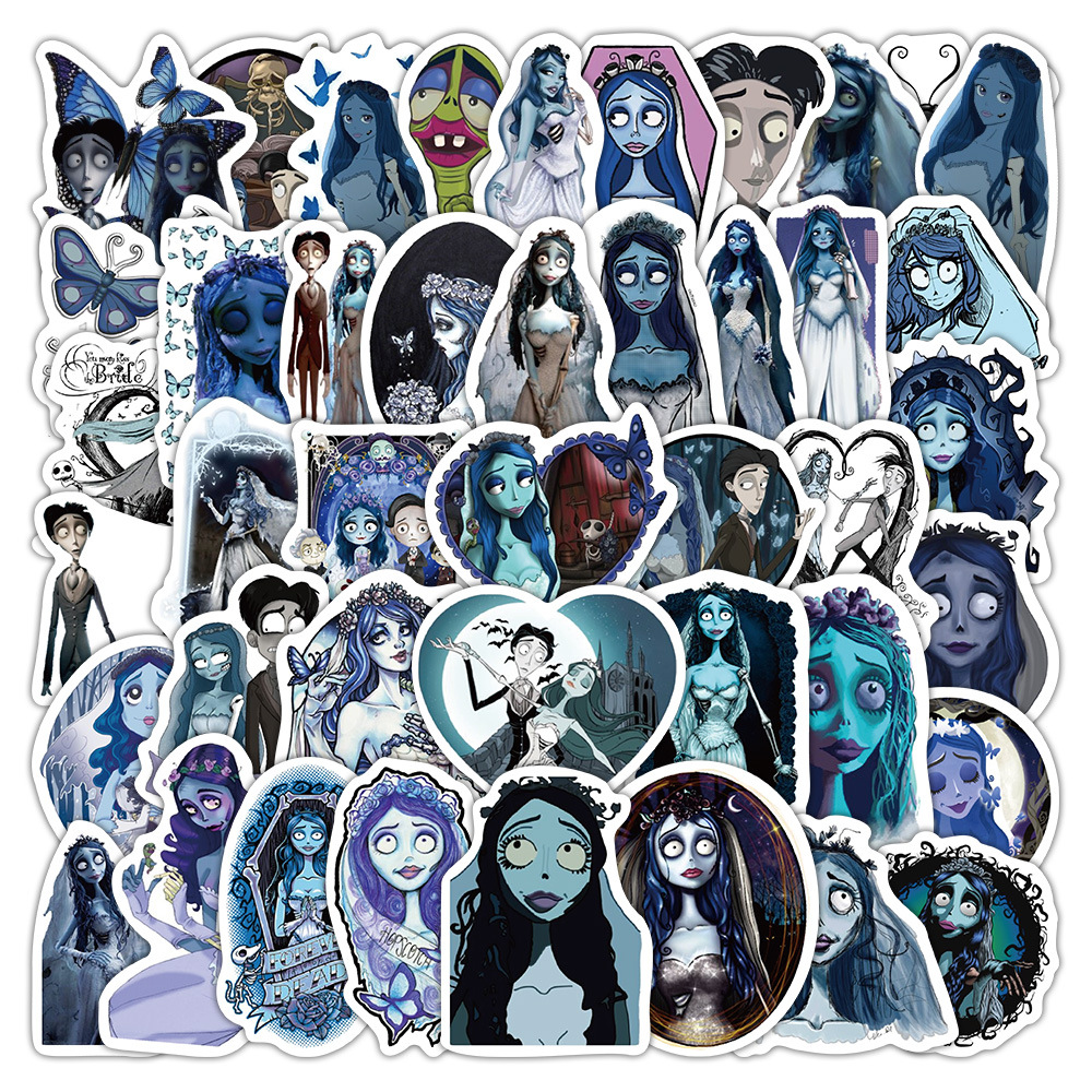 60PCS Corpse Bride Cartoon Ima - Kids Toys Cartoon Images ulasan dan harga