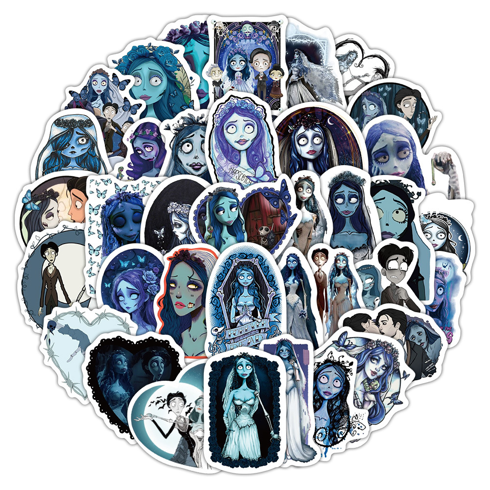 60PCS Corpse Bride Cartoon Ima - Kids Toys Cartoon Images ulasan dan harga