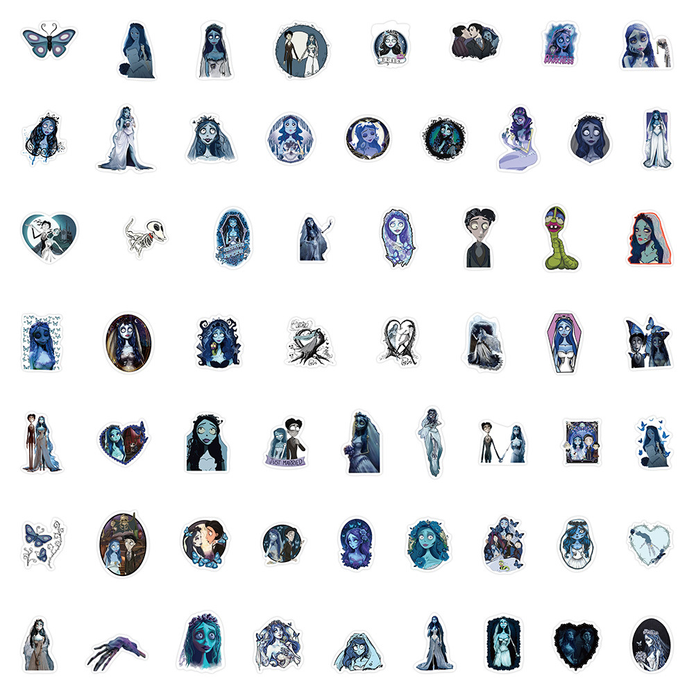 60PCS Corpse Bride Cartoon Ima - Kids Toys Cartoon Images ulasan dan harga