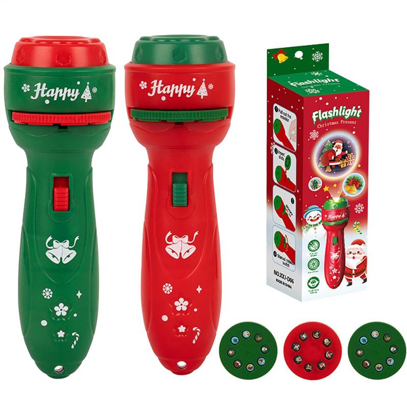 Christmas Handheld Flashlight  - Kids Toys Cartoon Images ulasan dan harga
