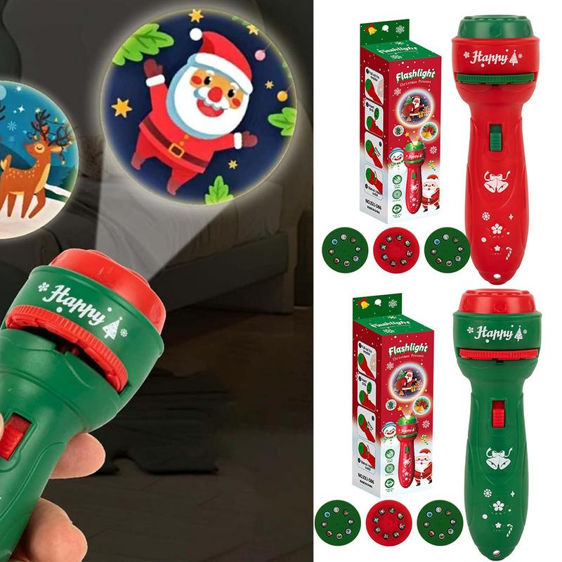 Christmas Handheld Flashlight  - Kids Toys Cartoon Images ulasan dan harga
