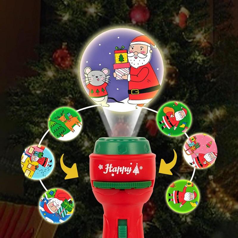 Christmas Handheld Flashlight  - Kids Toys Cartoon Images ulasan dan harga