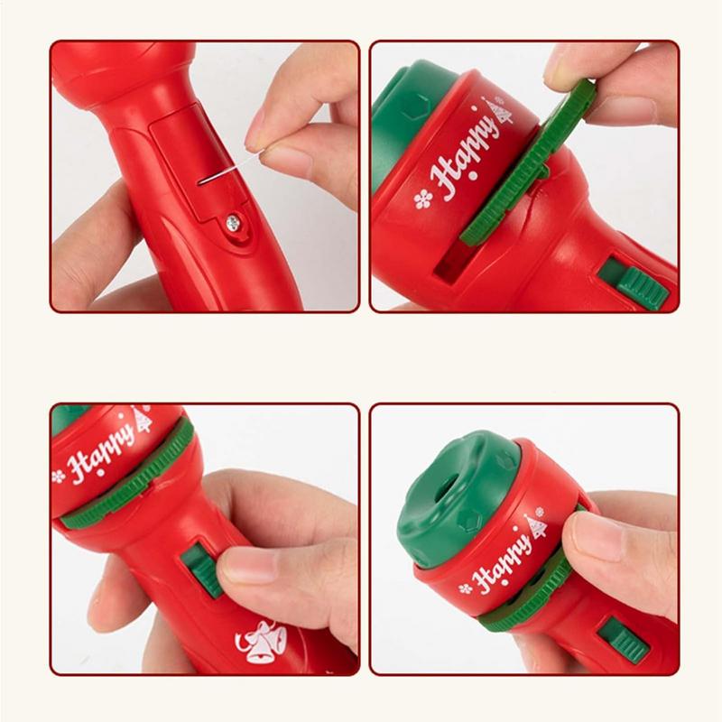 Christmas Handheld Flashlight  - Kids Toys Cartoon Images ulasan dan harga
