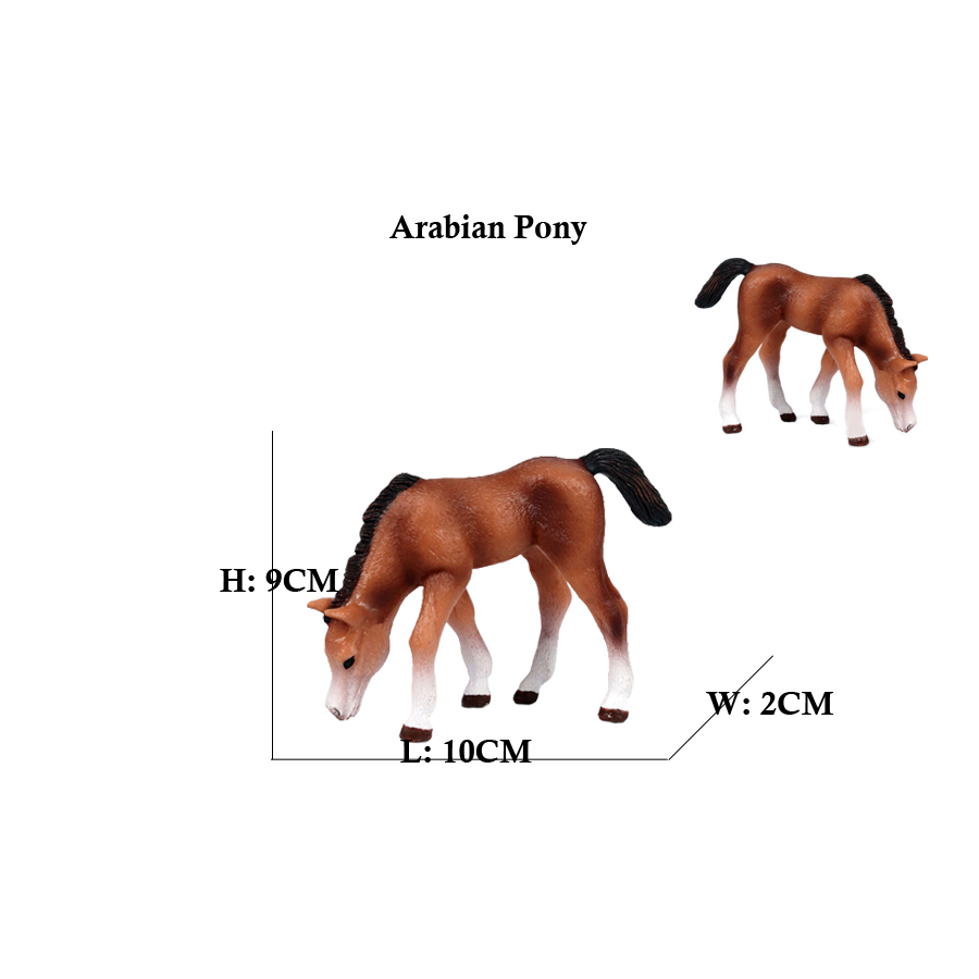 Horse Figurines Shire Arabian  - Kids Toys Under 1 Year ulasan dan harga