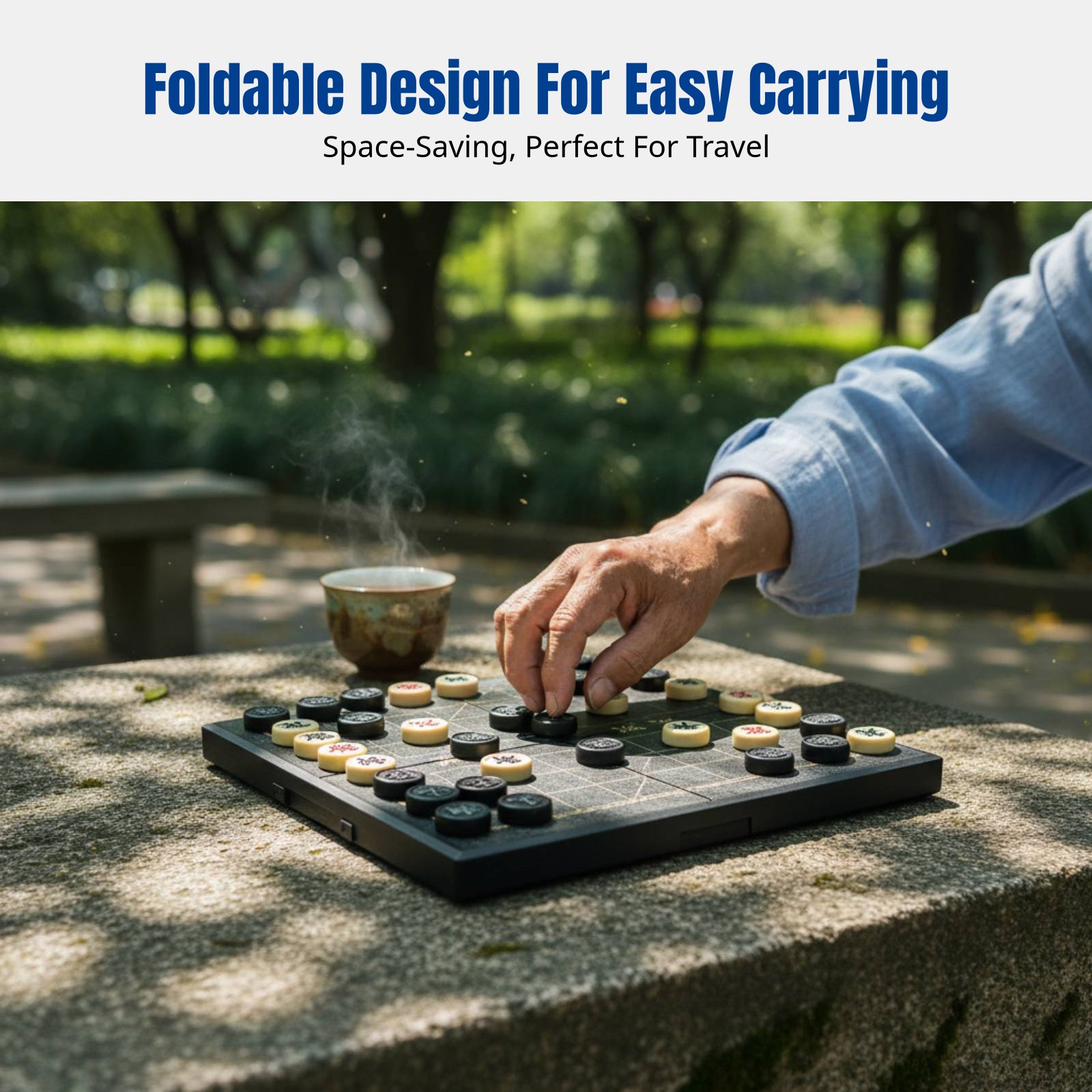 Foldable Chess Set, Multi-Game - Kids Toys And Games ulasan dan harga