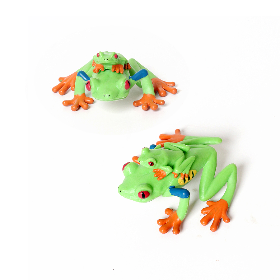 Rainforest Animals Frogs Figur - Kids Toys Under 1 Year ulasan dan harga