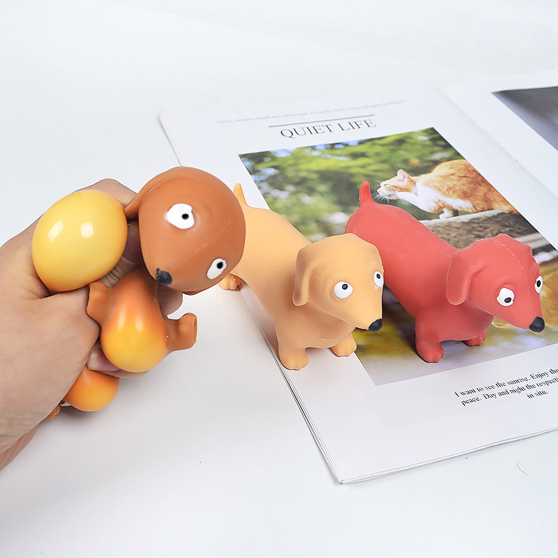 Creative Sausage Dog Pinch Mus - Kids Toys Dog ulasan dan harga