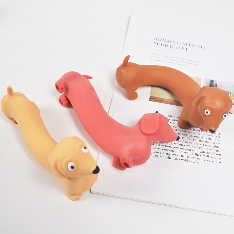 Creative Sausage Dog Pinch Mus - Kids Toys Dog ulasan dan harga
