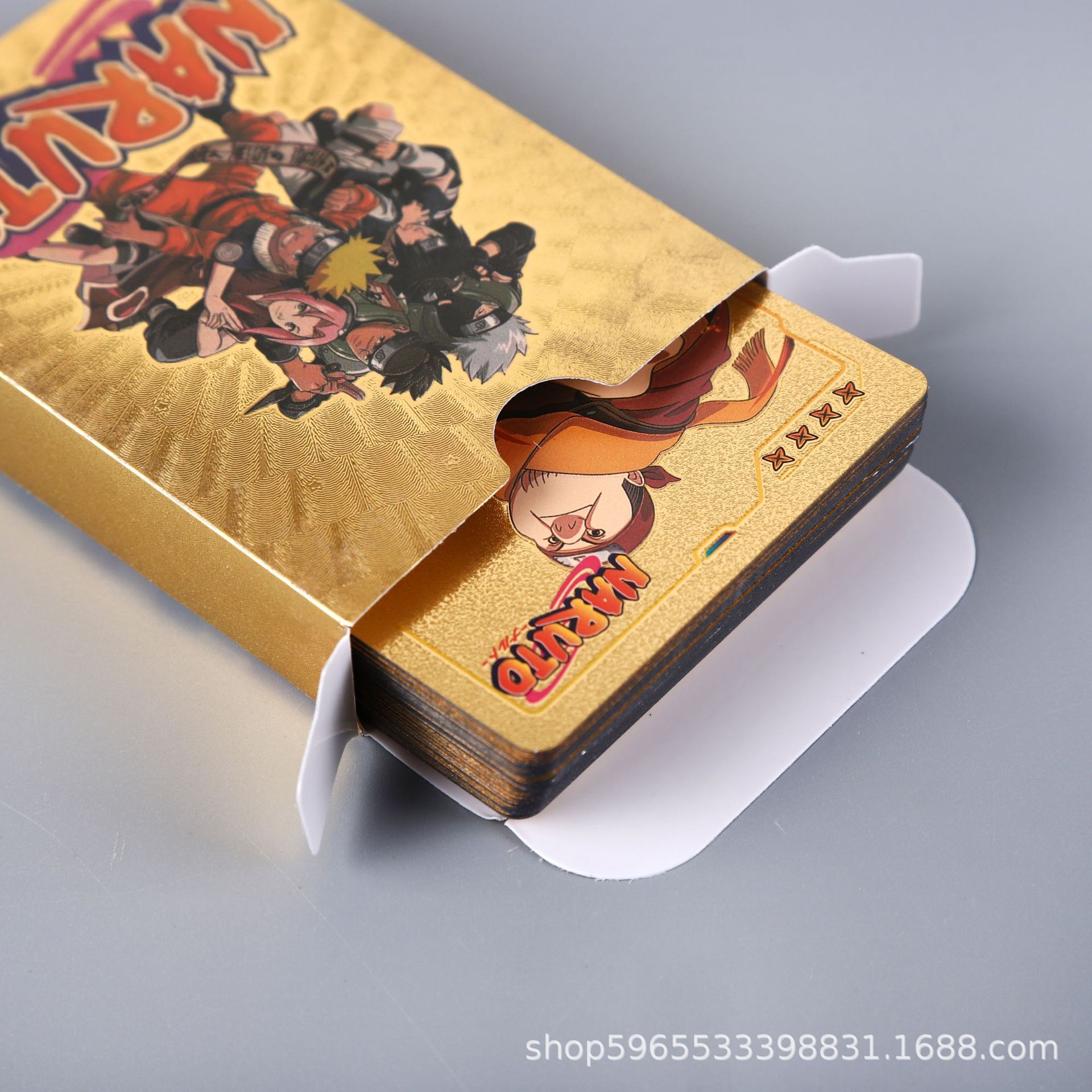 55pcs Naruto Card Gold English - Kids Toys And Games ulasan dan harga