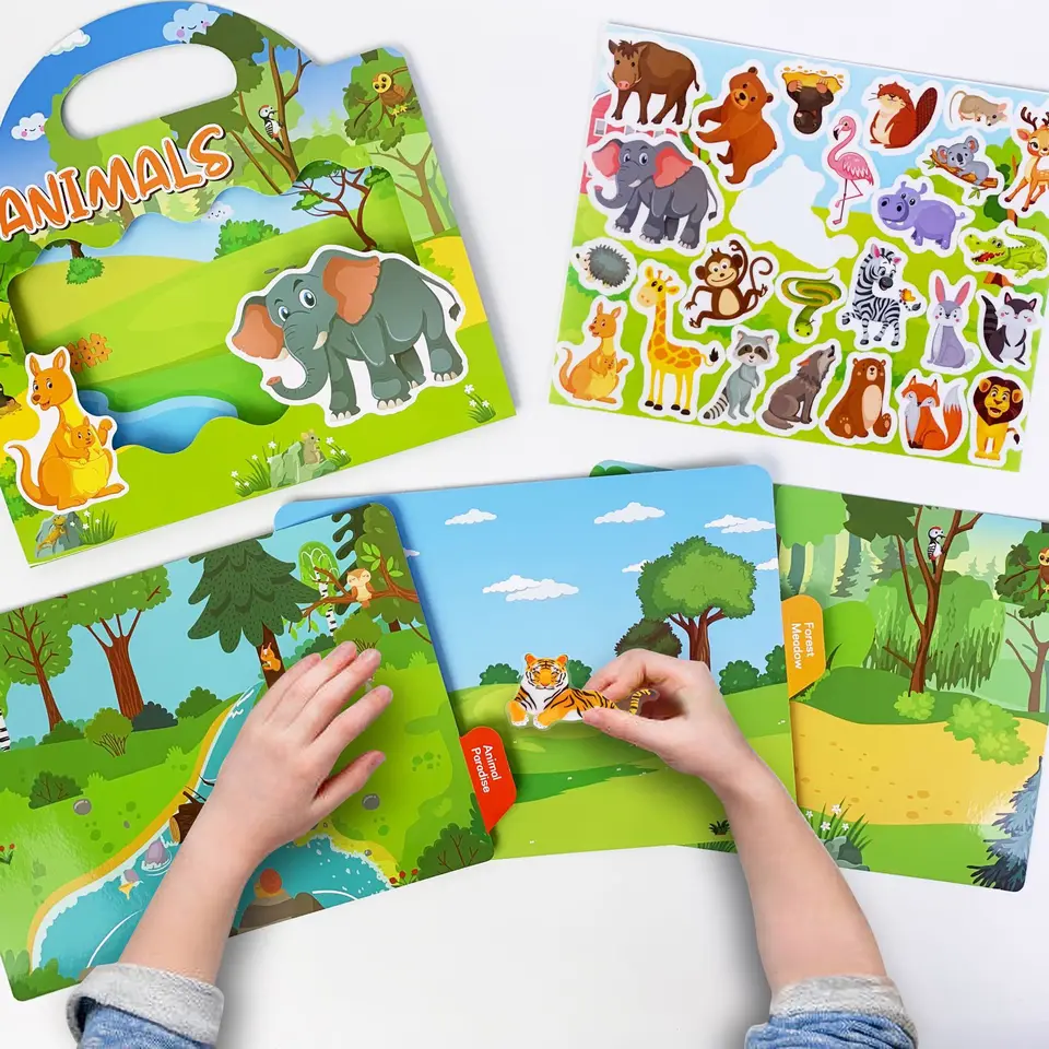 New Children Reusable Scene Cu - Kids Toys And Games ulasan dan harga