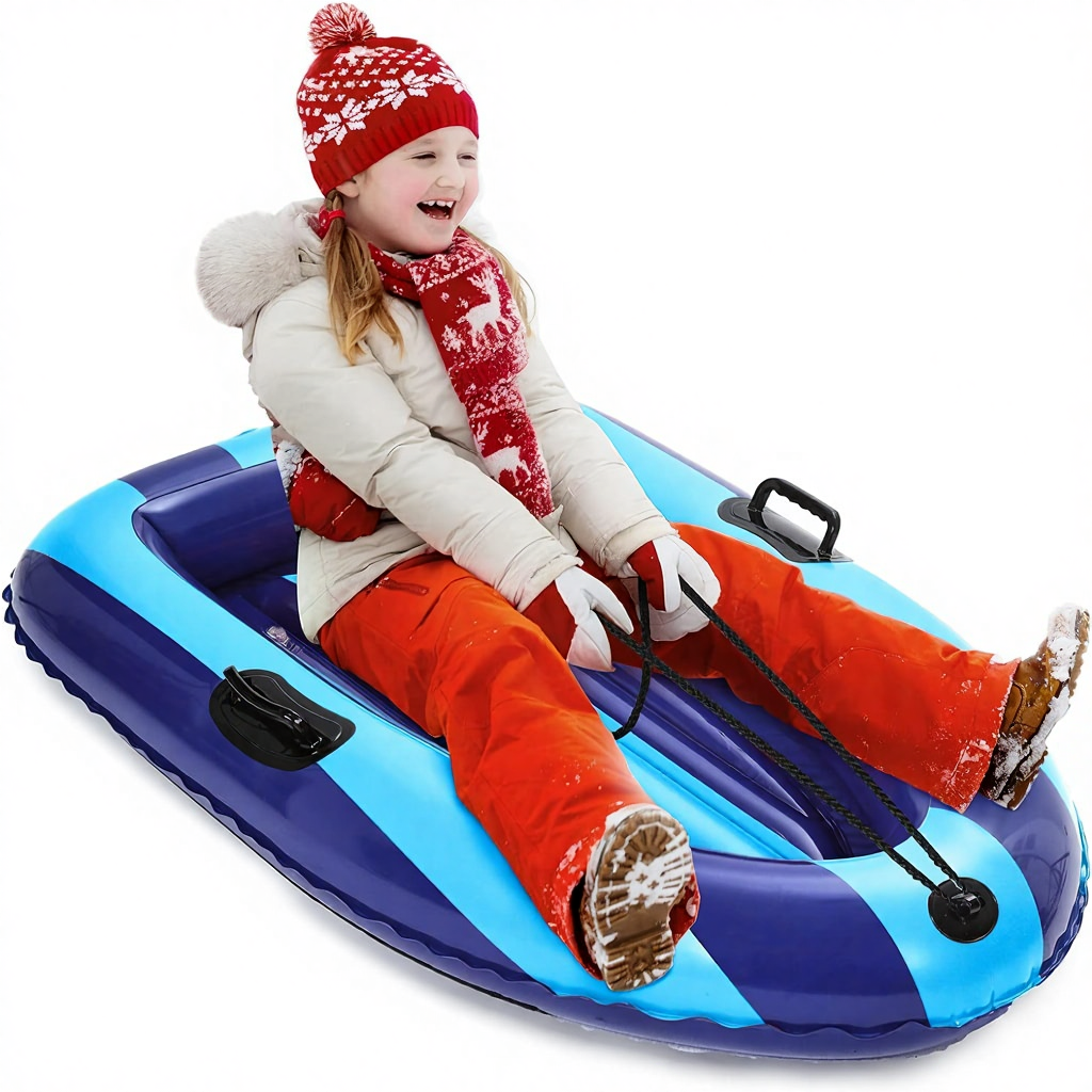 QPAU Inflatable PVC Snow Sled  - Kids' Toy ulasan dan harga