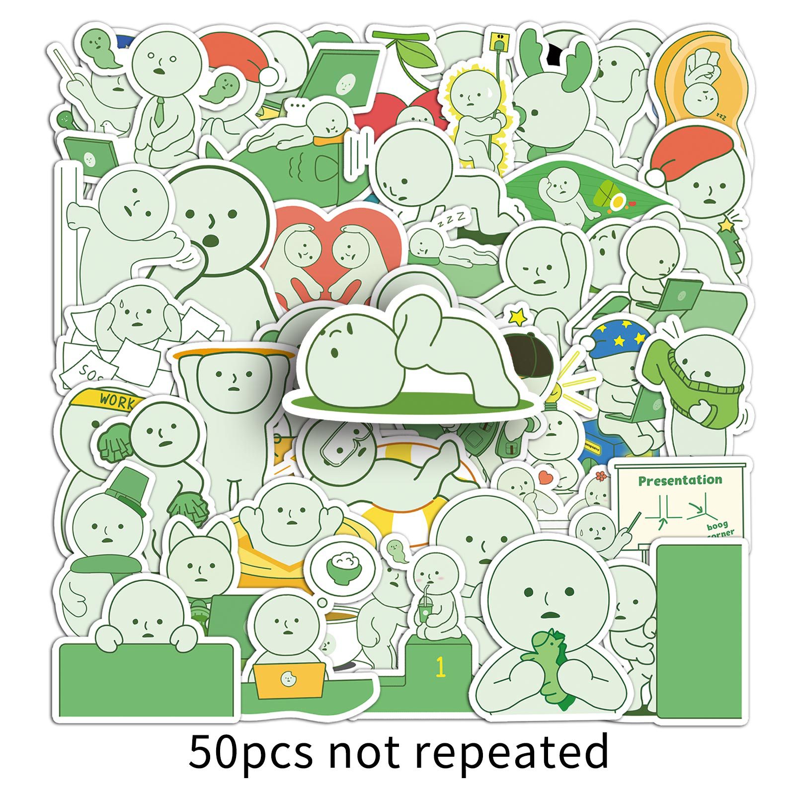 50PCS Smiski Stickers Cute Car - Kids Toys Cartoon Images ulasan dan harga