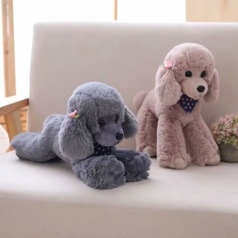 Cute poodle, simulation dog ha - Kids Toys Dog ulasan dan harga