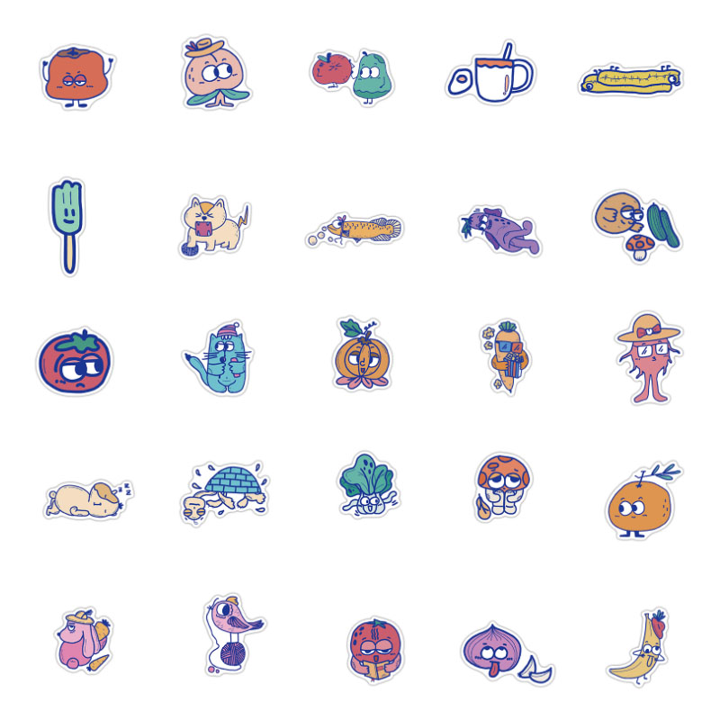 10/30/50pcs  Cartoon Monster I - Kids Toys Cartoon Images ulasan dan harga