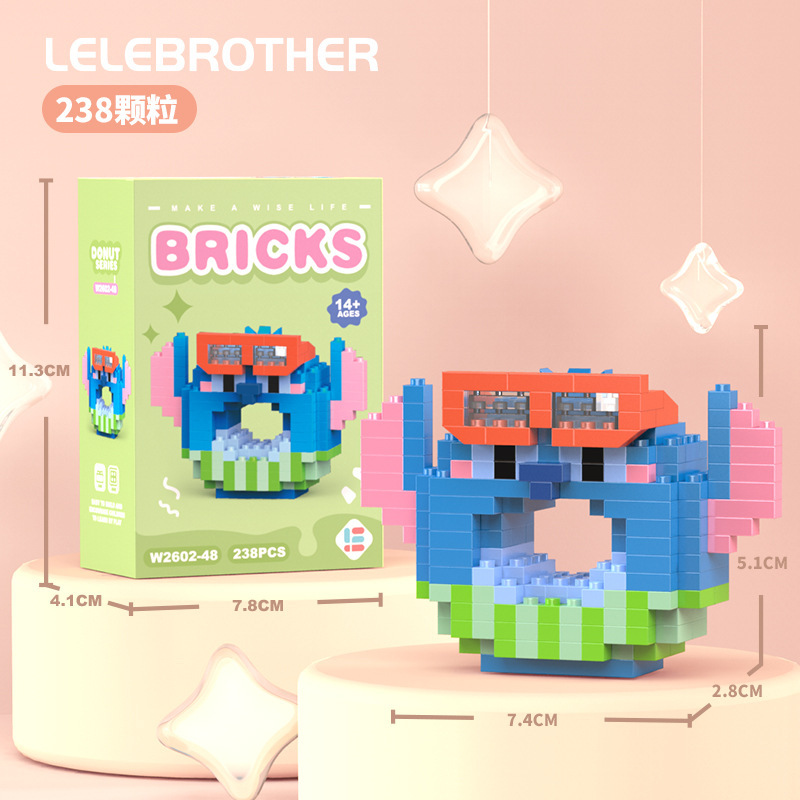 New donut image building block - Kids Toys Cartoon Images ulasan dan harga