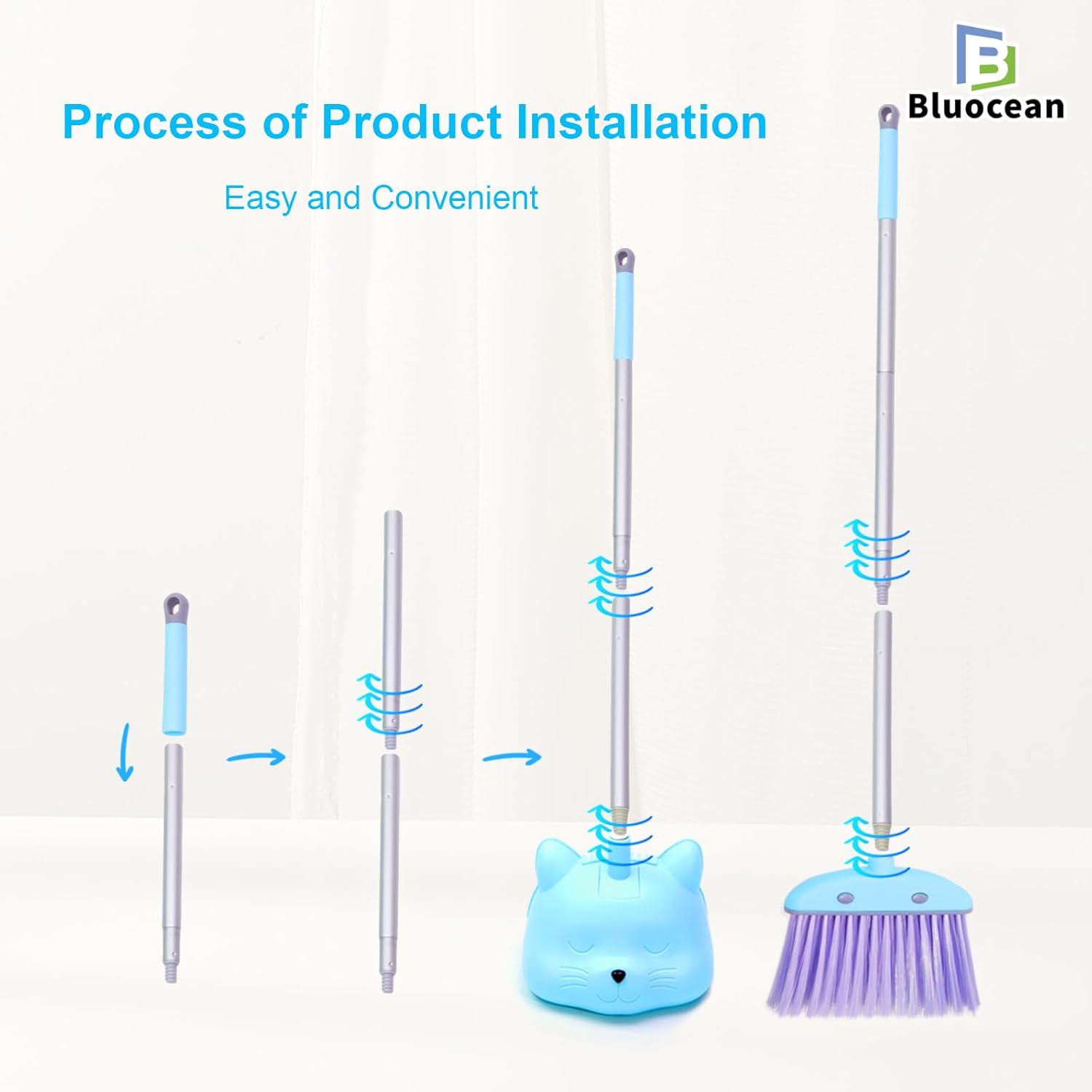 28'' Kids Mini Broom and Dustp - Kids Toys Cartoon Images ulasan dan harga