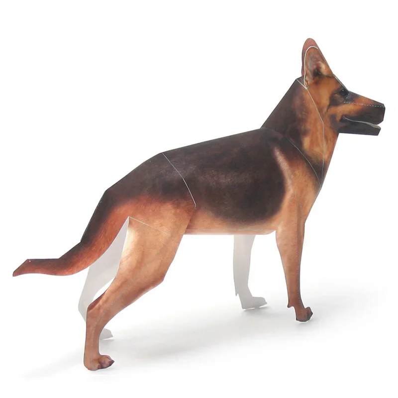 German Shepherd Dog Origami Ar - Kids Toys Dog ulasan dan harga