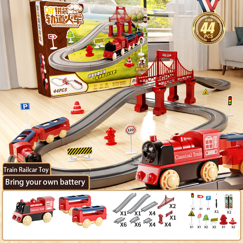 44Pcs/set Electric Train Track - Kids Toys Under 1 Year ulasan dan harga