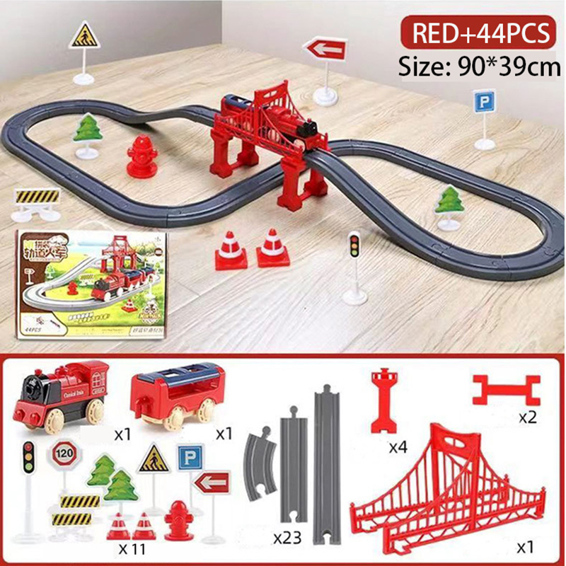 44Pcs/set Electric Train Track - Kids Toys Under 1 Year ulasan dan harga