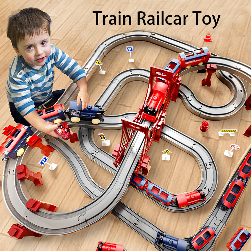 44Pcs/set Electric Train Track - Kids Toys Under 1 Year ulasan dan harga