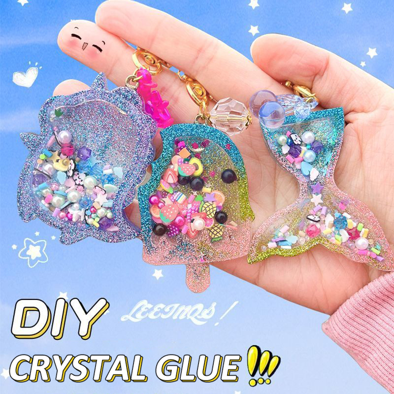 Kids DIY Crystal Glue Key chai - Kids Toys 10 Year Old ulasan dan harga