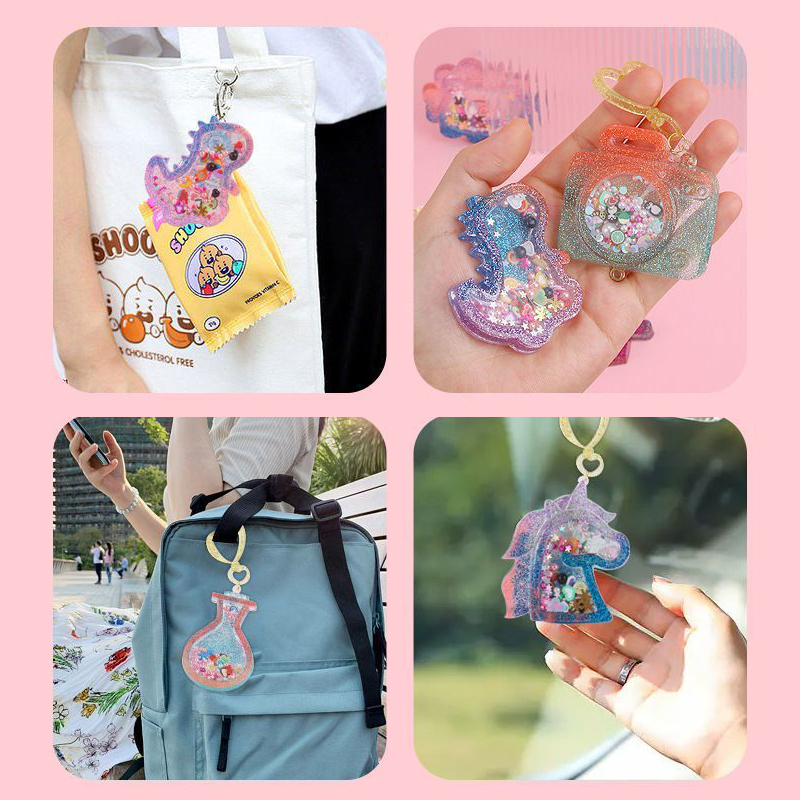 Kids DIY Crystal Glue Key chai - Kids Toys 10 Year Old ulasan dan harga