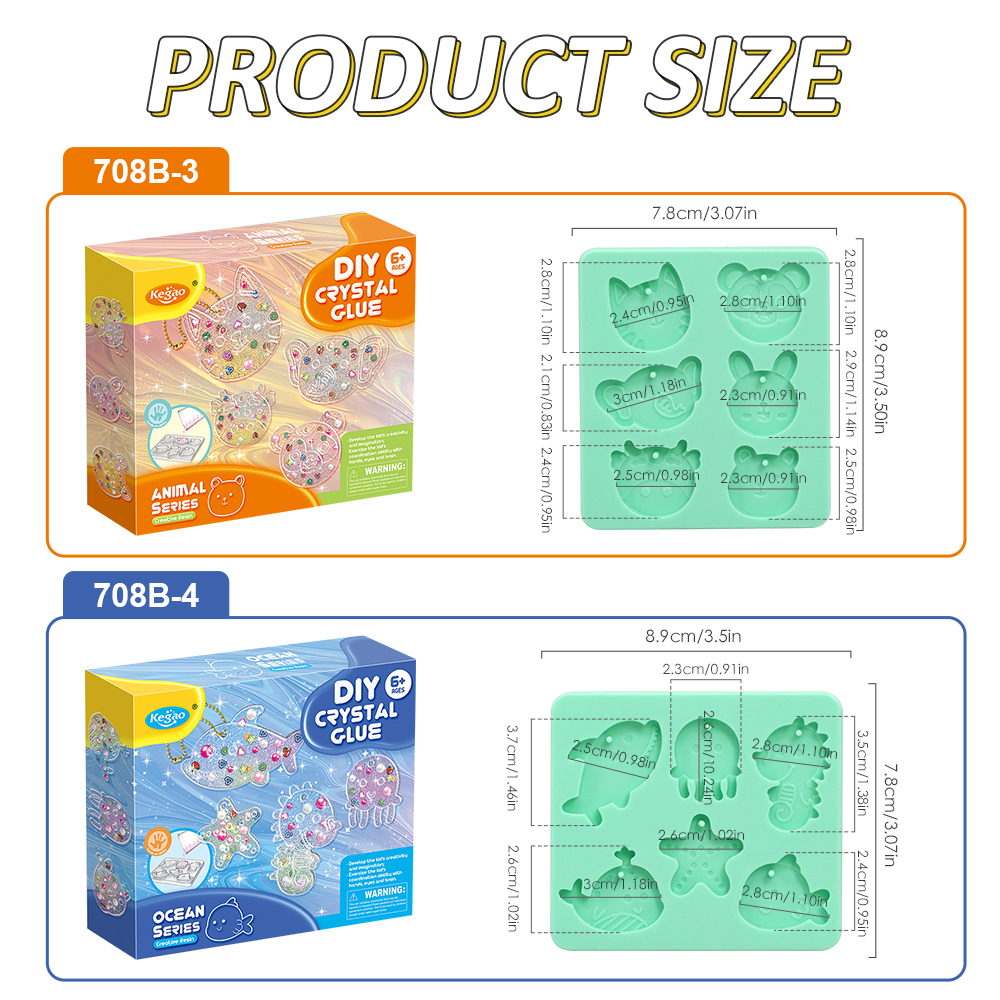 Kids DIY Crystal Glue Key chai - Kids Toys 10 Year Old ulasan dan harga