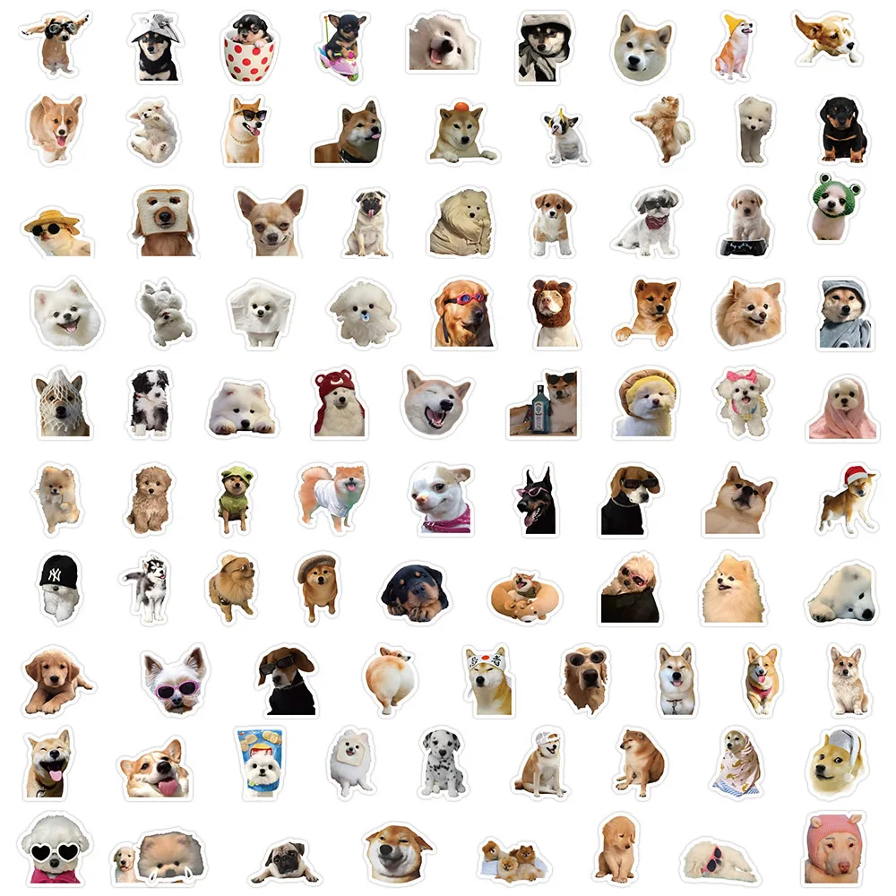 10/50/100pcs Funny Dog Sticker - Kids Toys 10 Year Old ulasan dan harga