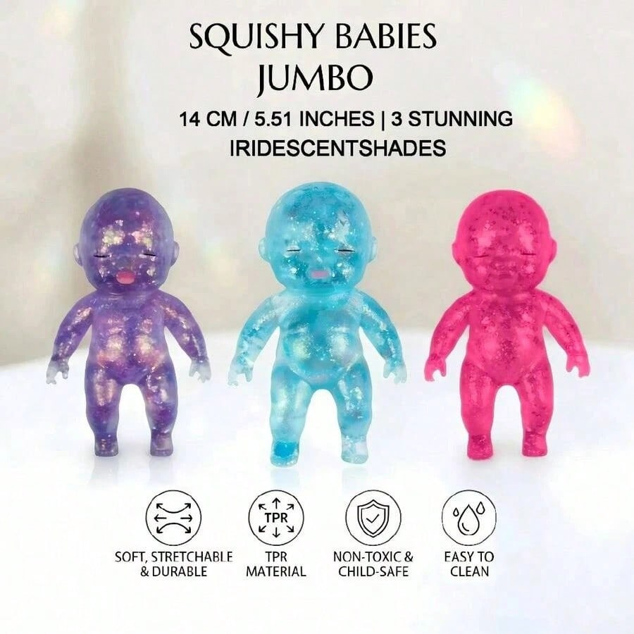 Baby Squishy Glitter Big Danci - Kids Toys Easter ulasan dan harga