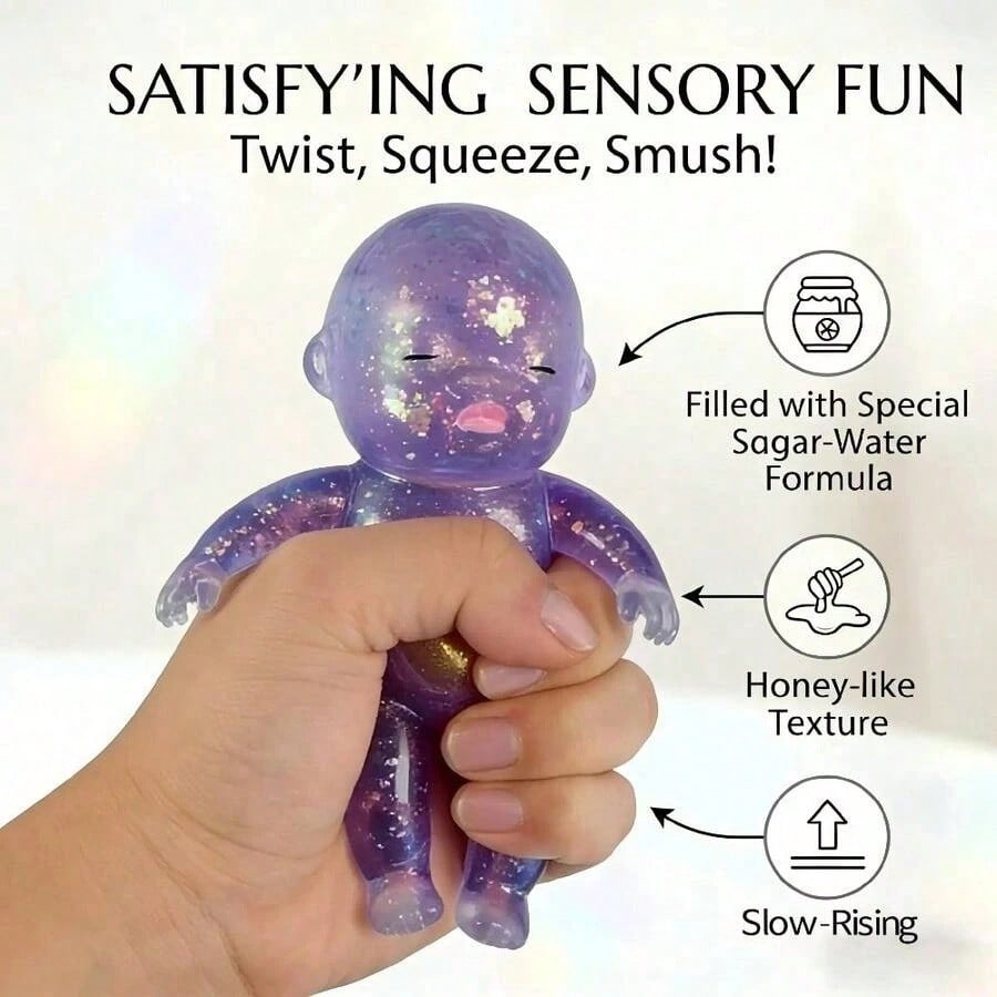 Baby Squishy Glitter Big Danci - Kids Toys Easter ulasan dan harga