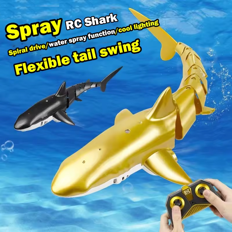 Smart Rc Shark whale Spray Wat - Kids Toys 10 Year Old ulasan dan harga