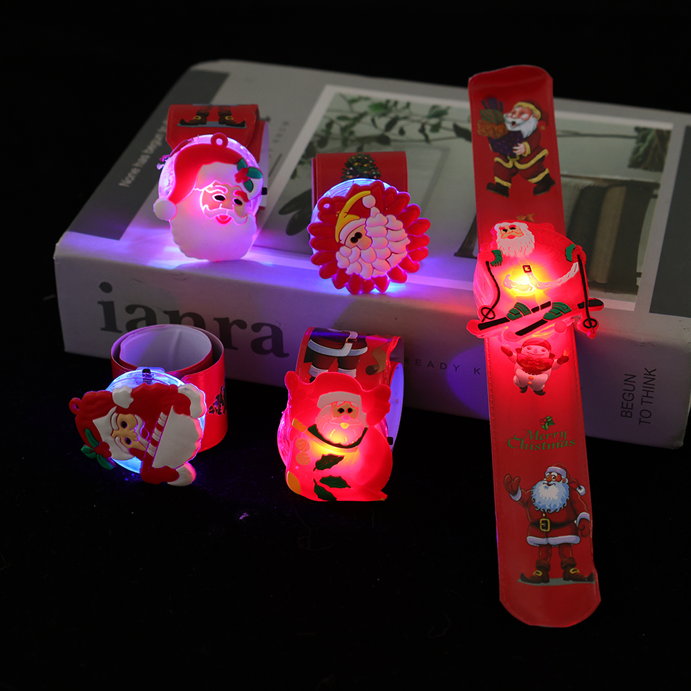 Christmas Light Up Pop Bracele - Kids Toys In Wholesale ulasan dan harga