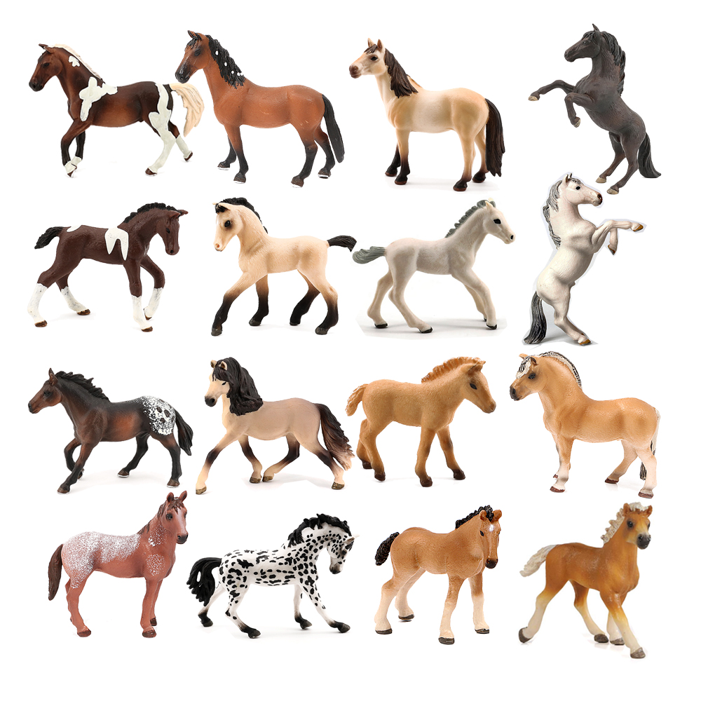 Horse Figurine Plastic Farm An - Kids Toys Under 1 Year ulasan dan harga