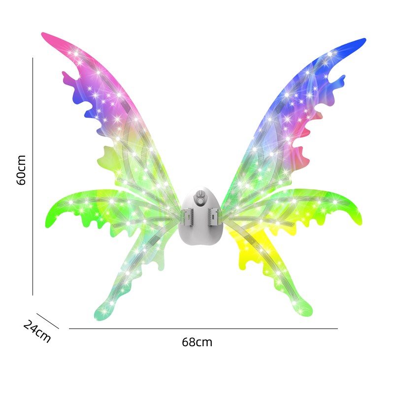Electric Butterfly Wings Elf W - Kids Toys Dog ulasan dan harga