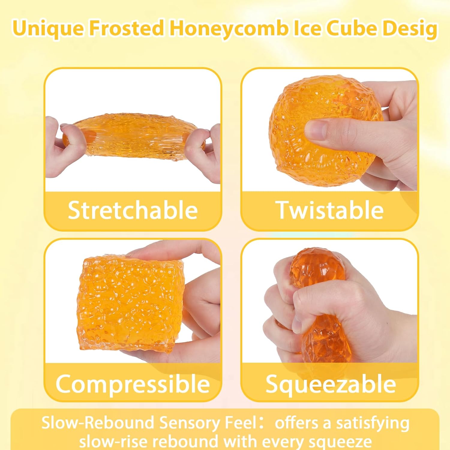 Frosted Honeycomb Ice Cube Squ - Kids' Toy ulasan dan harga