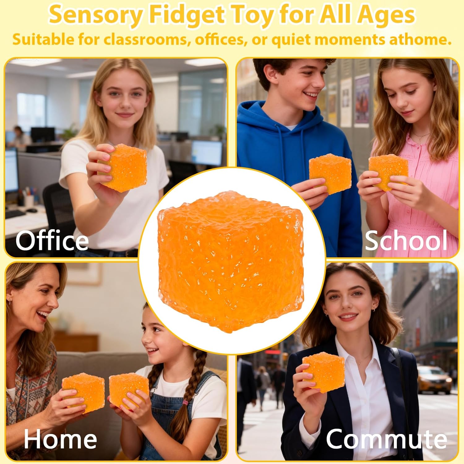 Frosted Honeycomb Ice Cube Squ - Kids' Toy ulasan dan harga