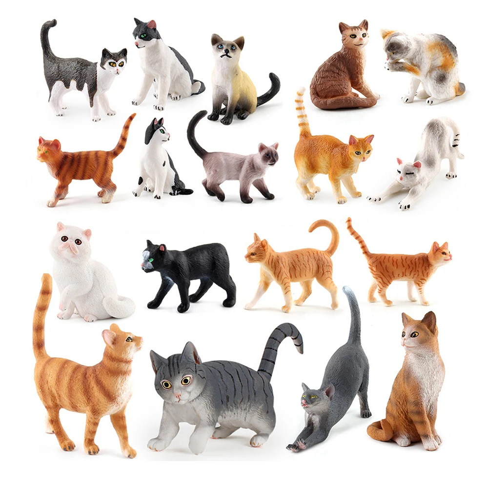 Cat Model Toys Farm animals Mi - Kids Toys Under 1 Year ulasan dan harga